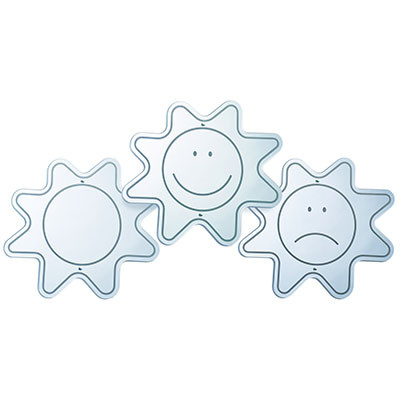 Whitney Brothers Mood Mirrors, 3-Pack