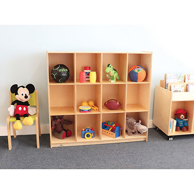 Whitney Brothers 12 Cubby Backpack Storage Cabinet