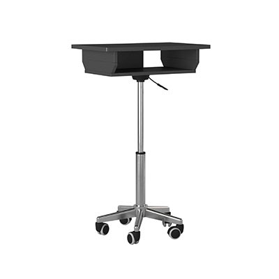 Techni Mobili Techni Mobili Folding Table Laptop Cart, Graphite