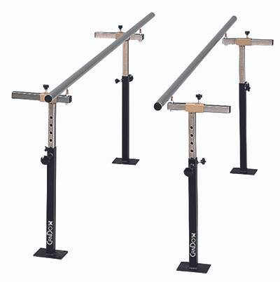 CanDo CanDo Floor Mounted Parallel Bars, Height & Width Adjustable, 7'