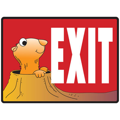 Clinton Clinton, Exit Sign