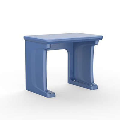 Cortech USA Endurance Desk, all plastic, standing/floor mount, Blue Grey