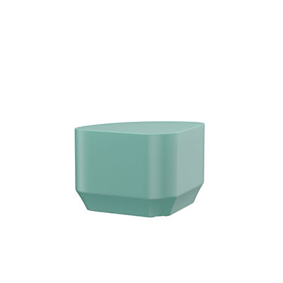 Cortech USA Endurance Wedge, Side or End Table, Aqua