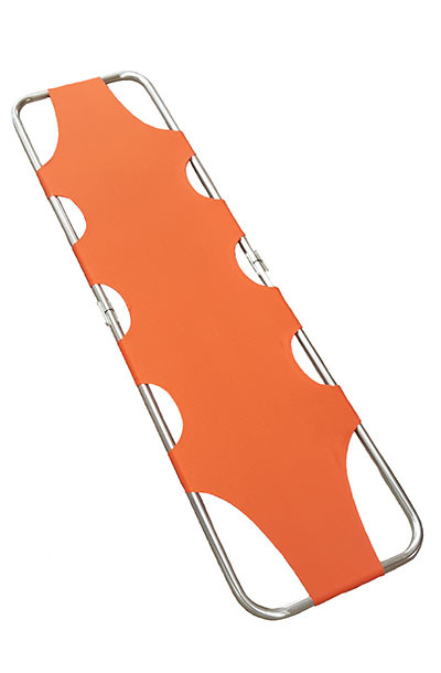 Line2Design Flat Folding Stretcher, Aluminum, Orange
