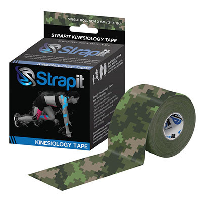 Strapit Strapit Kinesiology Tape, 2 in x 5.5 yds, Camo