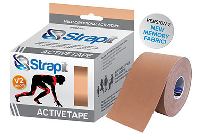 Strapit Strapit Activetape V2 with Memory Fabric, 3 in x 5.5 yds, Flesh