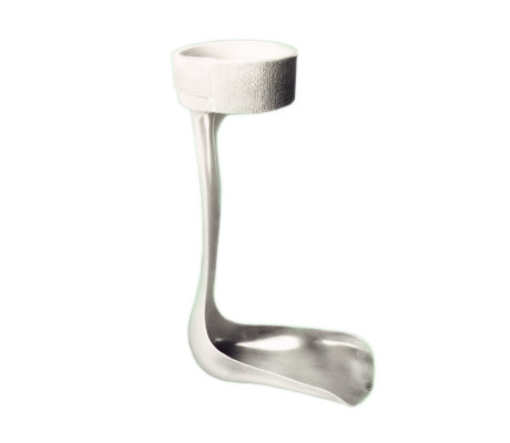 CanDo Drop-foot brace, polypropylene, left, medium M 6-8