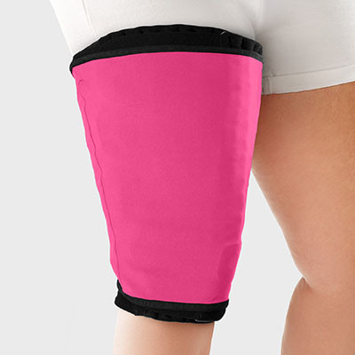 L&R Tribute Wrap, Sleep Sleeve Knee to Thigh (LE-DG), Small, Regular, Raspberry