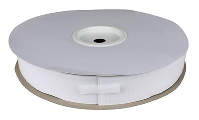 FabLife 1-1/2" self-adhesive loop material, 25 yard dispenser box, white
