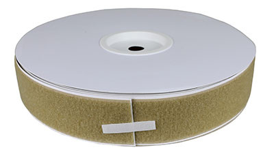 FabLife 2" self-adhesive loop material, 25 yard dispenser box, tan