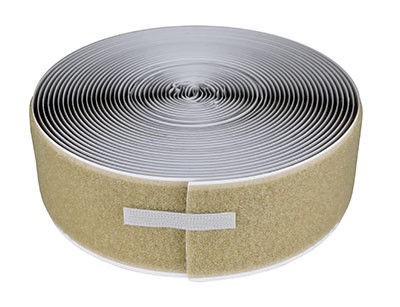 FabLife 2" self-adhesive loop material, 10 yard dispenser box, tan