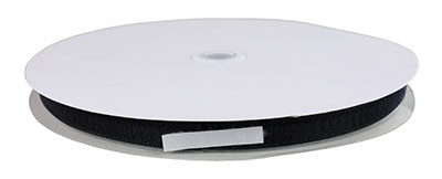 FabLife 1/2" self-adhesive hook material, 25 yard dispenser box, black