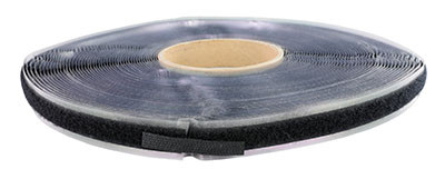 FabLife 1/2" self-adhesive loop material, 25 yard dispenser box, black