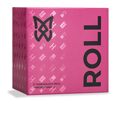 SpiderTech SpiderTech Kinesiology Tape, Standard Size Roll, 2" x 16.4', Pink, Each