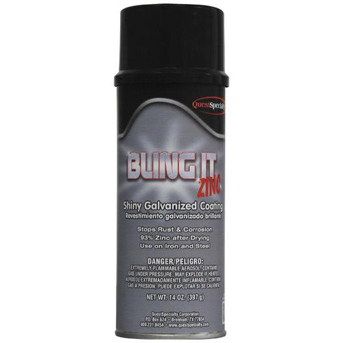 QuestSpecialty Bling It Zinc Shiny Galvanized Coating