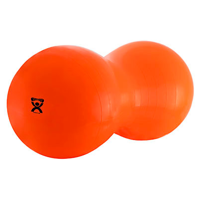 CanDo CanDo Inflatable Exercise Saddle Roll - Orange - 20" Dia x 39" L (50 cm Dia x 100 cm L)