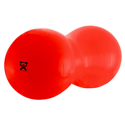 CanDo CanDo Inflatable Exercise Saddle Roll - Red - 28" Dia x 47" L (70 cm Dia x 120 cm L)