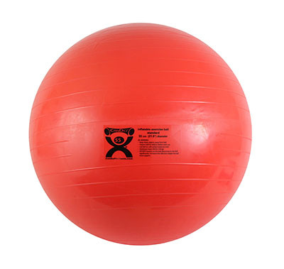 CanDo CanDo inflatable ABS ball, 55 cm (21.7 in), red