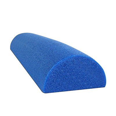 CanDo CanDo Foam Roller - Blue PE foam - 6" x 36" - Half-Round