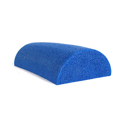 CanDo CanDo Foam Roller - Blue PE foam - 6" x 12" - Half-Round