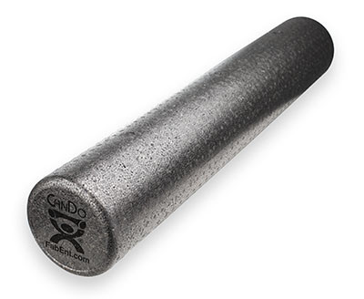 CanDo CanDo Foam Roller - Black Composite - Extra Firm - 6" x 36" - Round