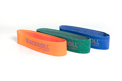 BLACKROLL BLACKROLL Loop Band Set, 12", 1 each Light, Medium, and Strong Intensity