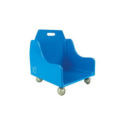 Tumble Forms Tumble Forms 2-Piece Mobile Floor Sitter - Wood Base ONLY - medium - blue