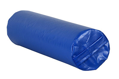 CanDo Roll (Foam with Vinyl Cover) 24"L x 6" diameter, Medium, Black