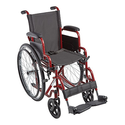 Ziggo Ziggo 14" Wheelchair, Red