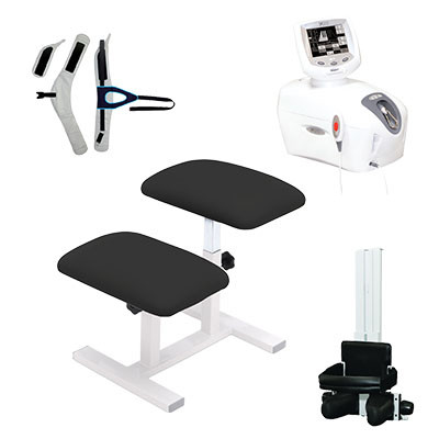 Chattanooga Traction Kit, TX Traction Unit, Quickwrap Belt, Saunders Cervical, Black Traction Stool