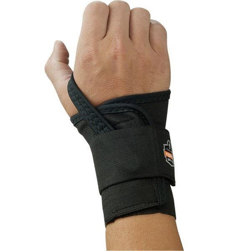 Ergodyne ProFlex 4000 Single-Strap Wrist Support Left Large Black