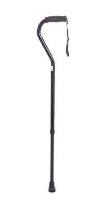 Drive Offset handle adjustable aluminum cane, 29 - 38", bronze, 1 each
