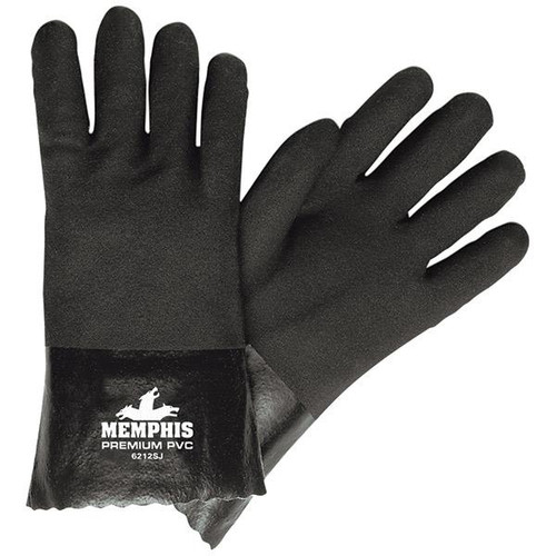 MCR Safety Premium Grade Supported PVC Gloves, Double Dipped