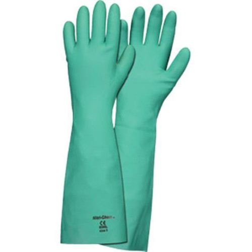 MCR Safety Nitri-Chem Unsupported Nitrile Gloves, 22 mil