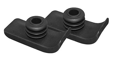 Drive Drive, Walker Ski Glides, Black, 1 Pair