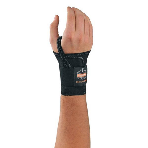 Ergodyne ProFlex 4000 Single-Strap Wrist Support Left Medium Black
