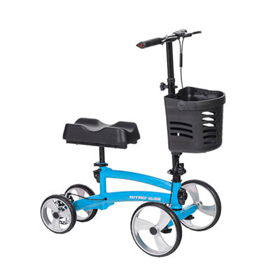 Drive Nitro Glide Knee Walker, Blue