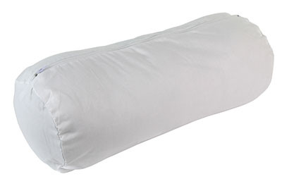 CanDo Roll Pillow - additional white zippered cover ONLY, 7" x 17"