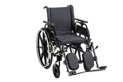 Drive Drive, Viper Plus GT Wheelchair with Universal Armrests, Elevating Legrests, 22"