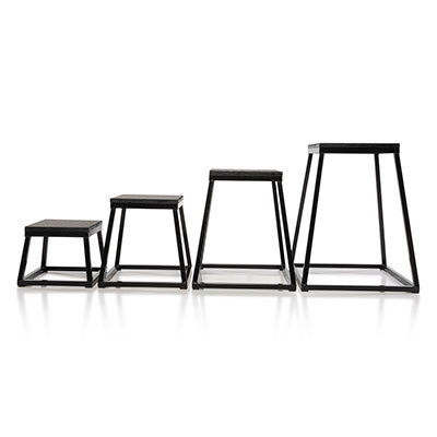 Power Systems Power-Plyo Box Starter Set Black (1 ea: 12", 18", 24", 30")
