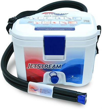 DeRoyal JetStream Combo Hot/Cold Therapy Unit with Hip/Lumbar Therapy Blanket