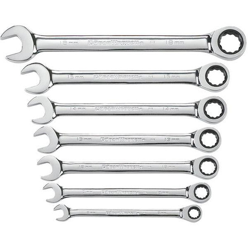GearWrench 12-Point Ratcheting Combination Wrench Sets