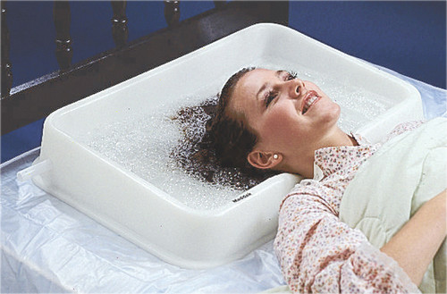 FabLife Shampoo rinse basin, rigid plastic