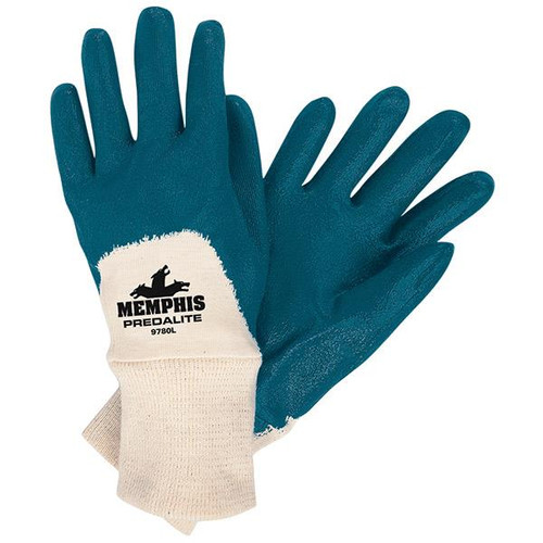 MCR Safety Predalite Supported Nitrile Gloves, Palm Coated