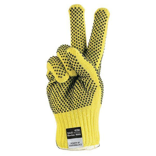 MCR Safety Kevlar Gloves, PVC Dual-Sided Dotted