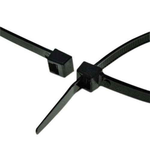 ACT Impact-Resistant Heat Stabilized Cable Ties 7" Black