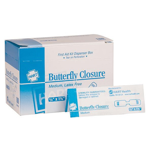 HART Health Butterfly Closures, Medium, 100/Box