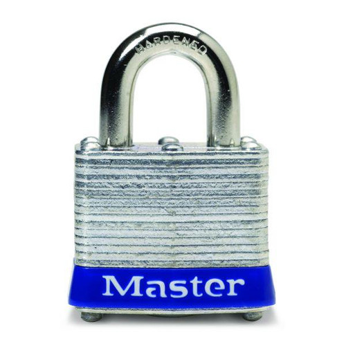 Master Lock Commercial-Grade Laminated Steel Padlock - Blue