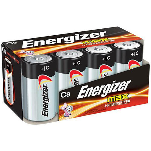 Energizer Max Alkaline C Batteries Flatpack