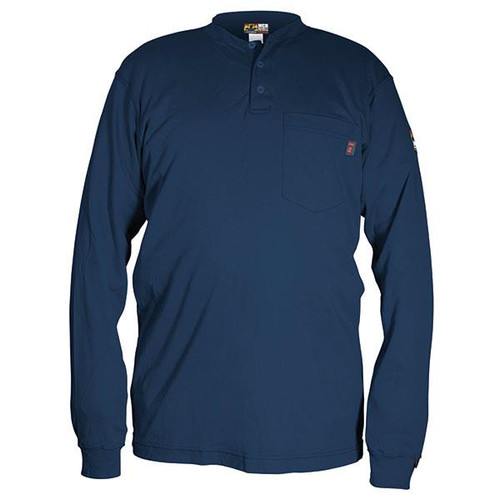 MCR Safety Max Comfort FR Long Sleeve Henley Shirts